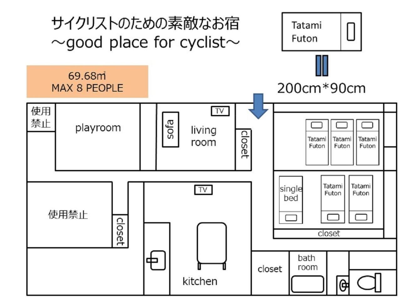 Cyclist Inn Hachikakuno / Vacation Stay 78852 Shimosato Extérieur photo
